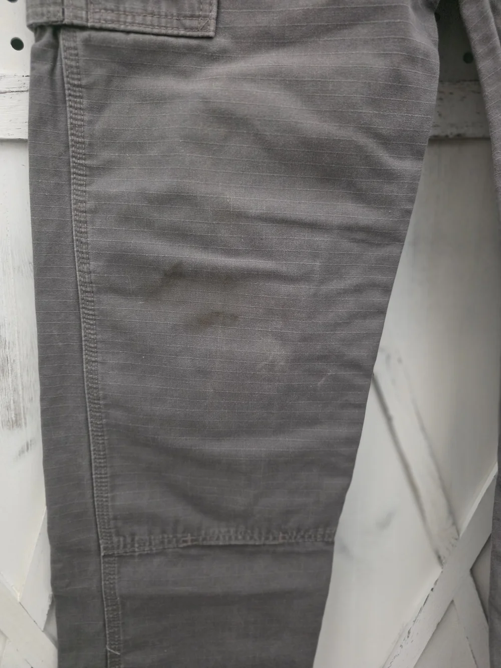 Wrangler Riggs Men's Gray Cargo Work Pants Size 32x36